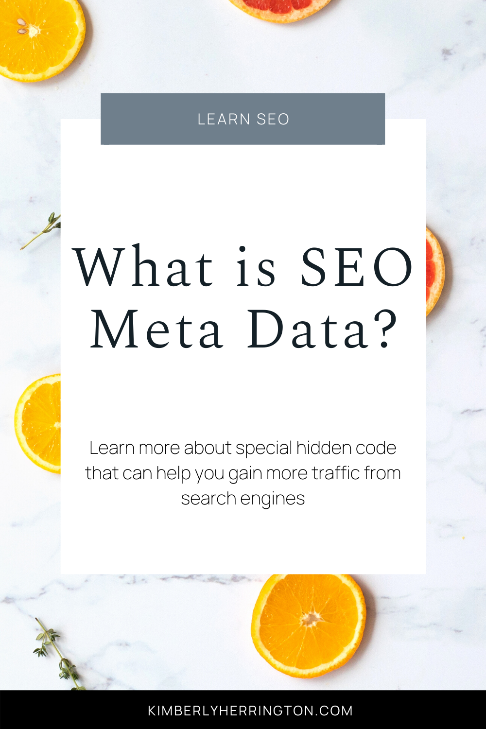 What is meta data?